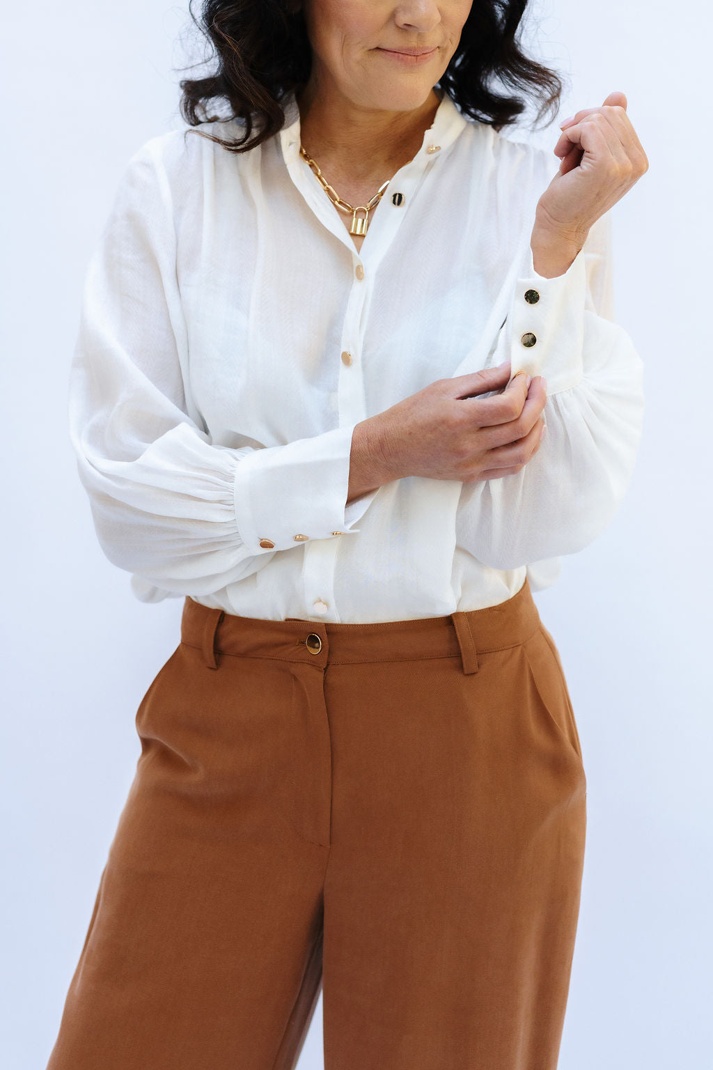Presence Blouse in Seasalt