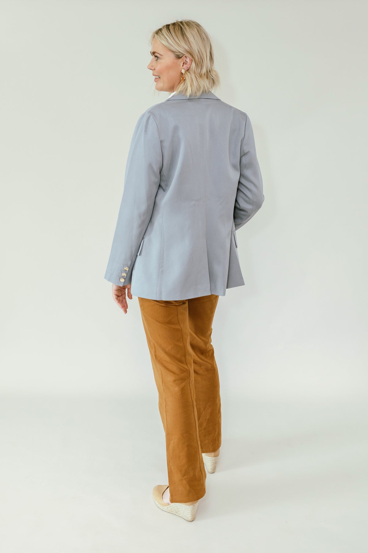 Liberty Blazer in Dusted Blue