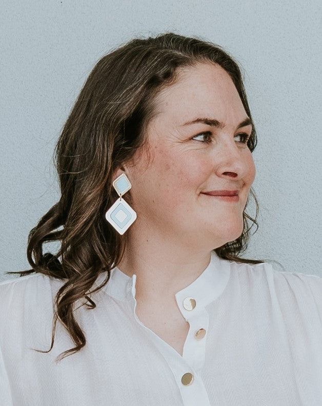 Adi Earrings in Dusted Blue