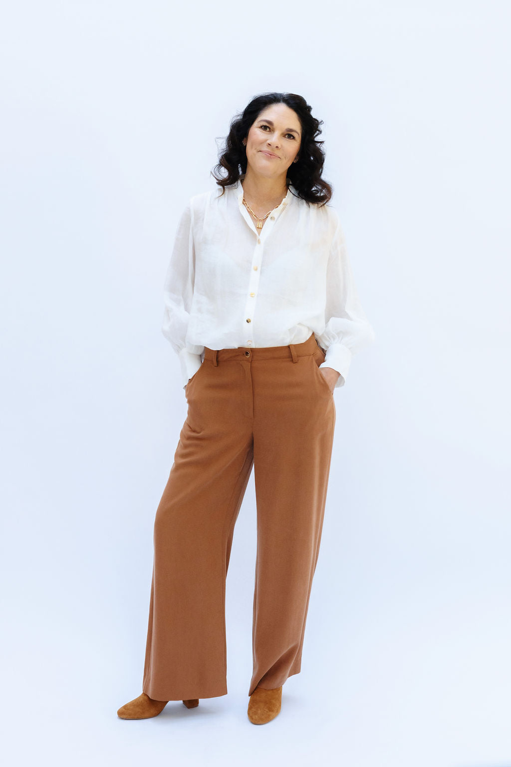 Presence Blouse in Seasalt