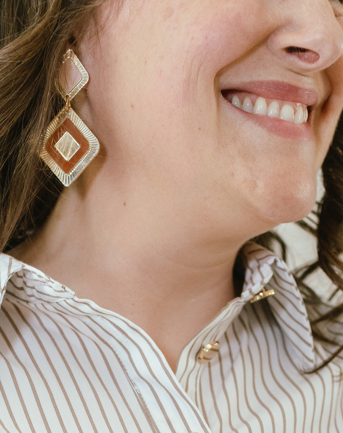 Adi Earrings in Petal and Russet
