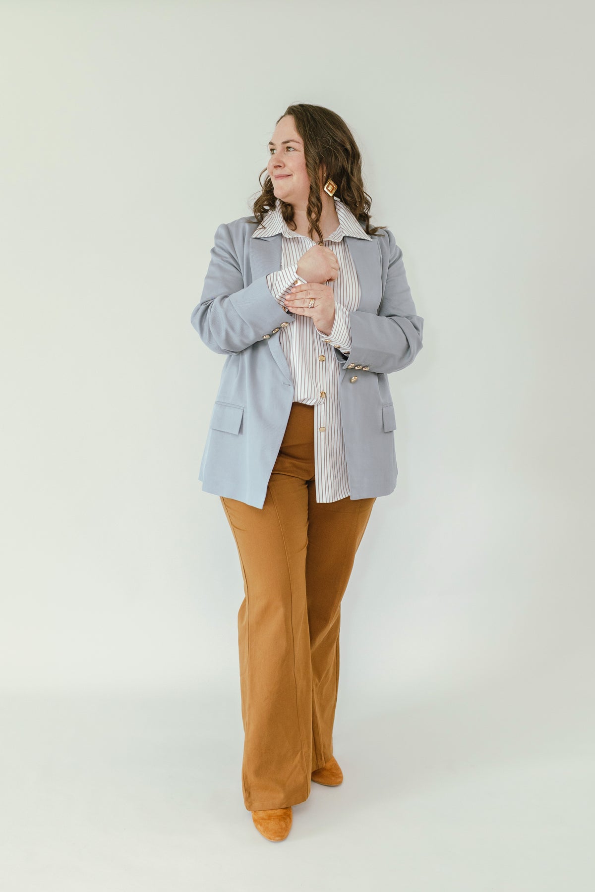 Liberty Blazer in Dusted Blue
