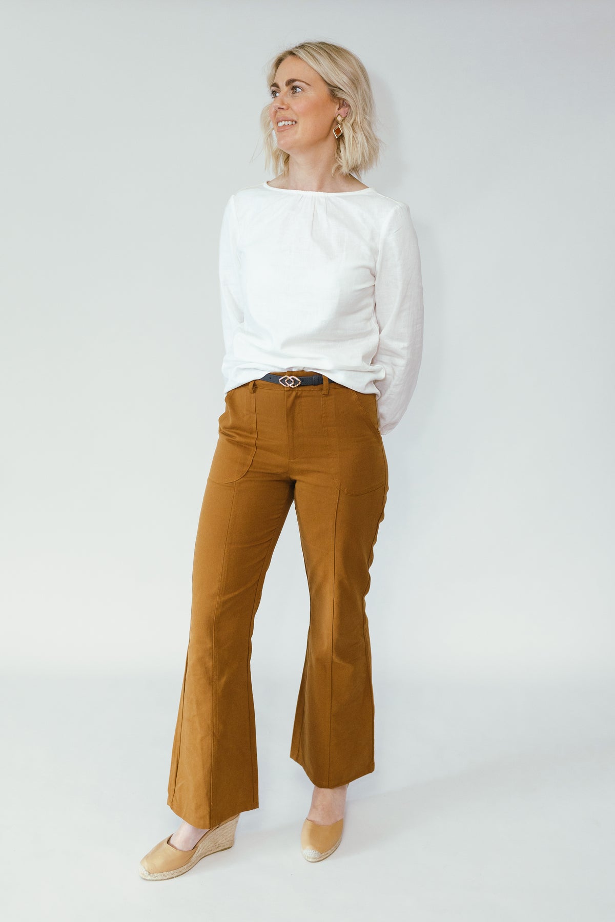 Icon Pant in Saddle