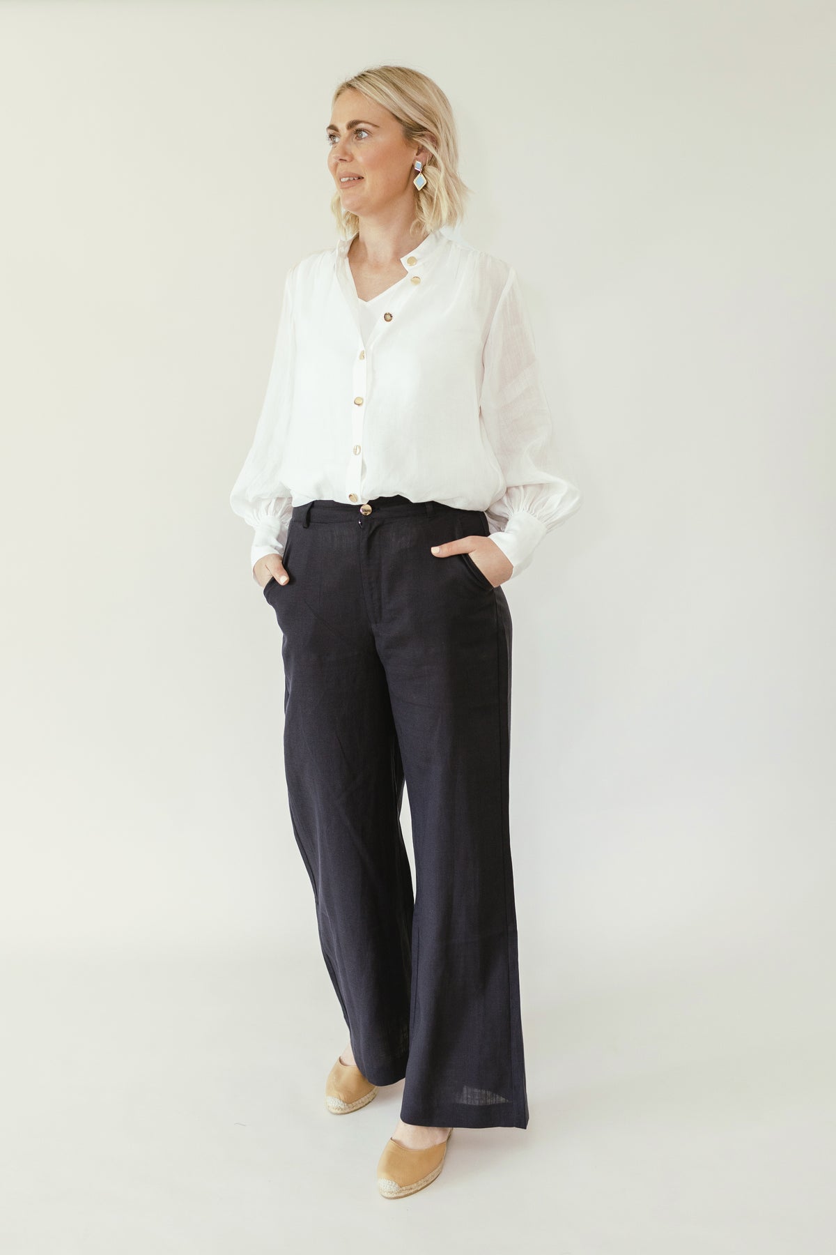 Presence Blouse in Seasalt